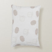 グレーカボチャ秋秋シーズンパターン アクセントクッション (裏面(縦))