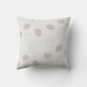 グレーカボチャ秋秋シーズンパターン クッション (裏面)