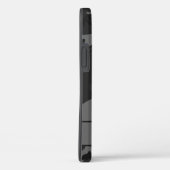 グレーカモフラージモノグラム Case-Mate iPhoneケース (裏面 / 右)