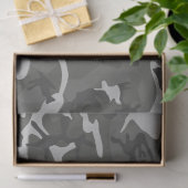 グレーカモフラージュティッシュペーパー 薄葉紙 (ギフト)