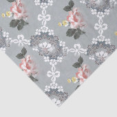 グレーカラフルの背景の花 薄葉紙 (詳細)