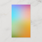 グレーカラフルメントの背景 名刺 (裏面)