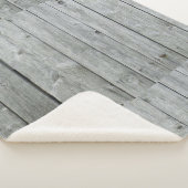 グレーカントリー素朴ファーモダンハウス シェルパブランケット (3/4)