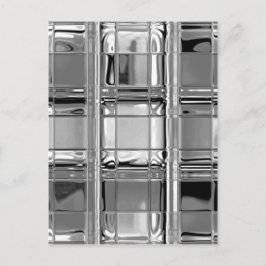 グレーガラスモザイクの色合い ポストカード