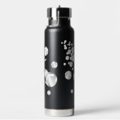 グレーガーリーシルバーのバレーボールとスター ウォーターボトル (右面)