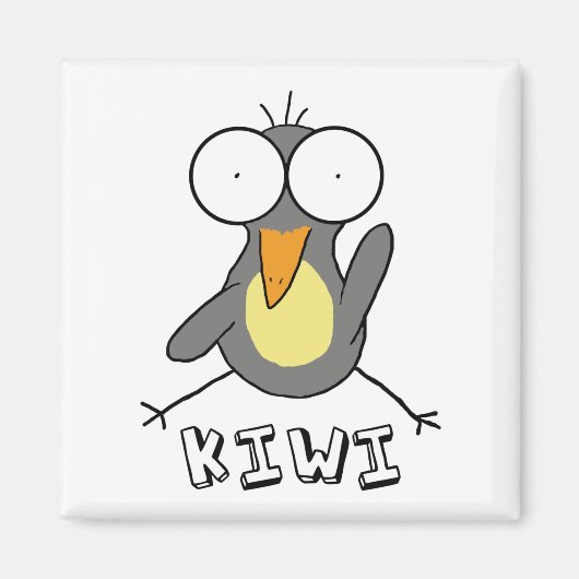 グレーキウイ磁石 マグネット (正面)