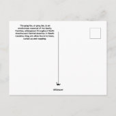 グレーキツネはがき ポストカード (裏面)