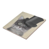 グレーキャットとトップハット タイル (側面)