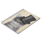 グレーキャットとトップハット ノートブック (左側)