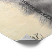 グレーキャットとトップハット ポスター (角)