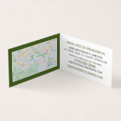 グレーキャットオングラスペット養子詳細 名刺 (内部)