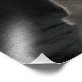 グレーキャットロングヘアブルーロシアの子猫かわいい フォトプリント            (角)