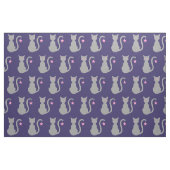 グレーキャット生地 ファブリック (ファットクウォーター)