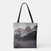 グレーキーの下の岩山 トートバッグ (裏面)