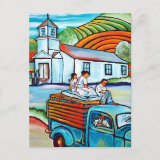 グレーギャラリー：日曜日のドライブ ポストカード