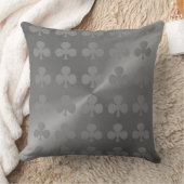 グレークモダンラブパターンコットン装飾用クッション クッション (ブランケット)