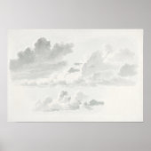 グレークラウド、ヴィンテージ油 ポスター (正面)