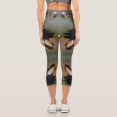 グレークラウンドクレーンカプリレギンス カプリレギンス (裏面)