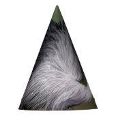 グレークラウン付きクレーンバードパーティー帽子 パーティーハット (正面)