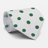 グレークラシックタイの水玉模様パターン ネクタイ (ロール)