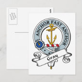 グレークランバッジ ポストカード (正面/裏面)