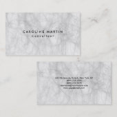 グレークリエイティブプレーンモダンフェミニン 名刺 (正面/裏面)