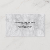 グレークリエイティブプレーンモダンフェミニン 名刺 (裏面)