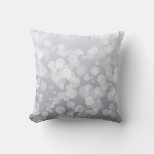 グレークリスマス《写真》ぼけ味 クッション (正面)