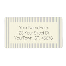 グレークリームファームハウスシックチキングストライプ