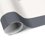 グレークールと白の鉛筆のストライプ ラッピングペーパー (ロールコーナー)