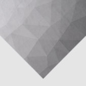 グレーグラディエントのジオメトリメッシュパターン 薄葉紙 (詳細)