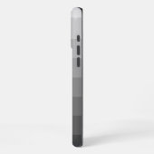 グレーグラデーショントーングラデーション iPhoneケース (左側面)