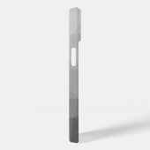 グレーグラデーション幾何学メッシュパターン Case-Mate iPhoneケース (裏面 / 右)