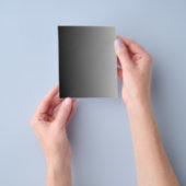 グレーグラデーション チラシ (手)