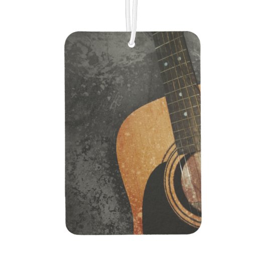 グレーグランジアコースティックギターのカスタマイズ カーエアーフレッシュナー (裏面)