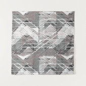 グレーグランジプリント。タペストリー タペストリー (正面(横))