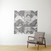 グレーグランジプリント。タペストリー タペストリー (インサイチュ(横))