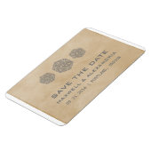 グレーグランジD20サイコロゲーマー日付磁石を保存 マグネット (左側)