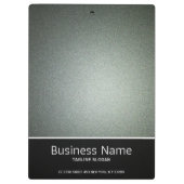 グレーグリーングリッターパターン クリップボード (裏面)