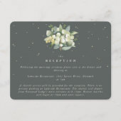 グレーグリーンスノーベリー+ユーカリブーケ披露宴 エンクロージャーカード (正面)