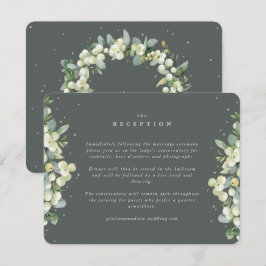 グレーグリーンスノーベリー+ユーカリ刃披露宴 エンクロージャーカード