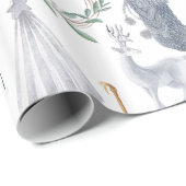 グレーグリーンフェスティバルスカンジナビアテーマクリスマス  | ラッピングペーパー (ロールコーナー)