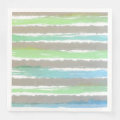 グレーグリーンブルーホワイトウォーター色のストライプ (正面)