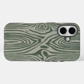 グレーグリーンiPhone 16ケース Case-Mate iPhoneケース (裏面 (横))