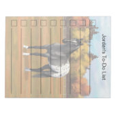 グレーグルラアパロオサクォーターホーススタリオン ノートパッド (正面)