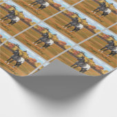 グレーグルラアパロオサクォーターホーススタリオン ラッピングペーパー (角)