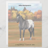 グレーグルラアパロオサクォーターホーススタリオン レターヘッド (正面/裏面)