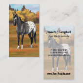グレーグルラアパロオサクォーターホーススタリオン 名刺 (正面/裏面)