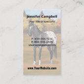 グレーグルラアパロオサクォーターホーススタリオン 名刺 (裏面)