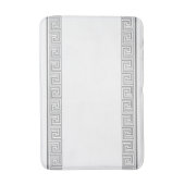 グレーグレシアンフリーズデザイン バスマット (正面縦)